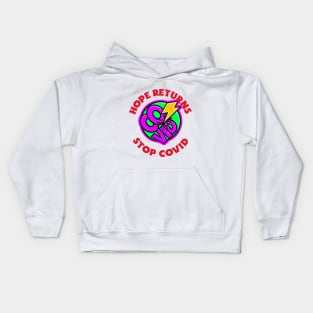 Fight Coronavirus and Covid 19 - Get Vaccinated! Kids Hoodie